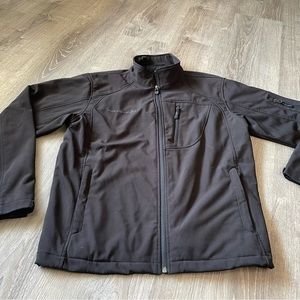 Free Country Medium Men’s Hard Shell Full Zip Long Sleeve Insulted Sweatshirt